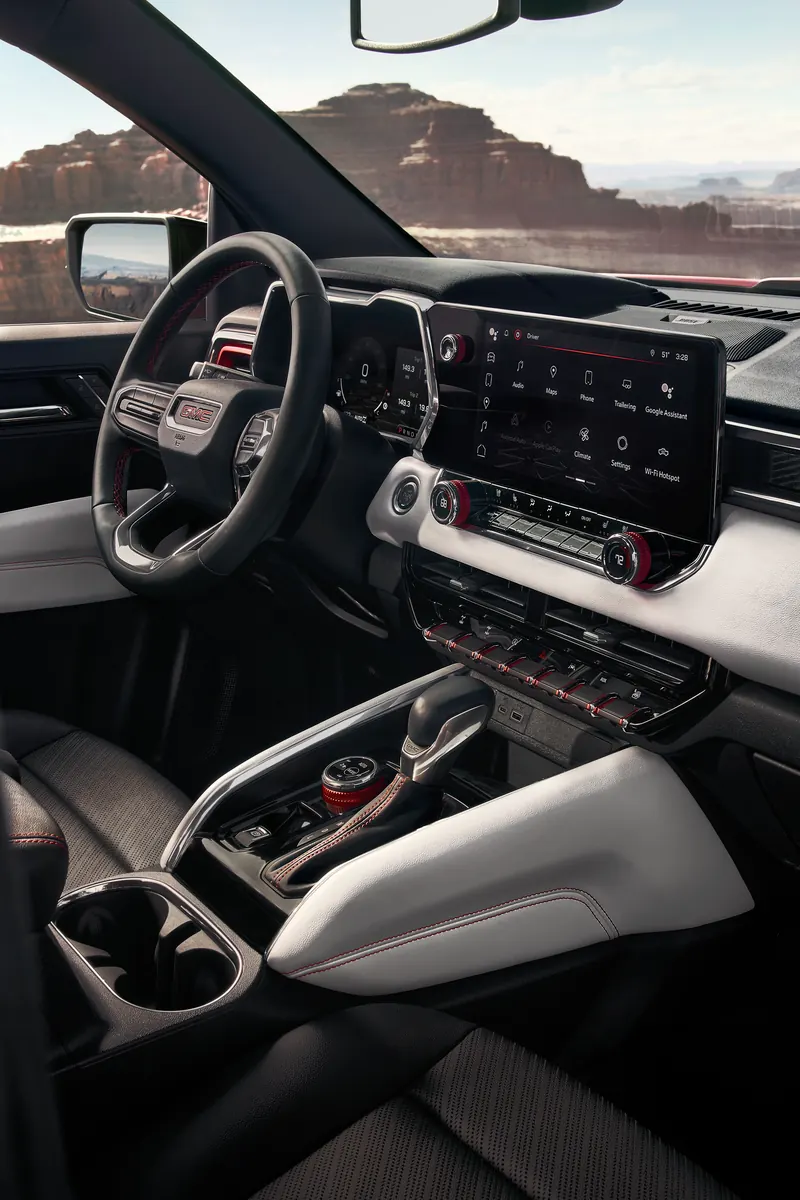 2026 GMC Canyon infotainment system at Foy GMC in Many LA