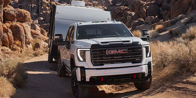 GMC Sierra 2500 HD White Pickup Truck