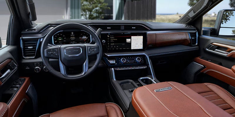 Interior view of 2026 GMC Sierra 2500 HD